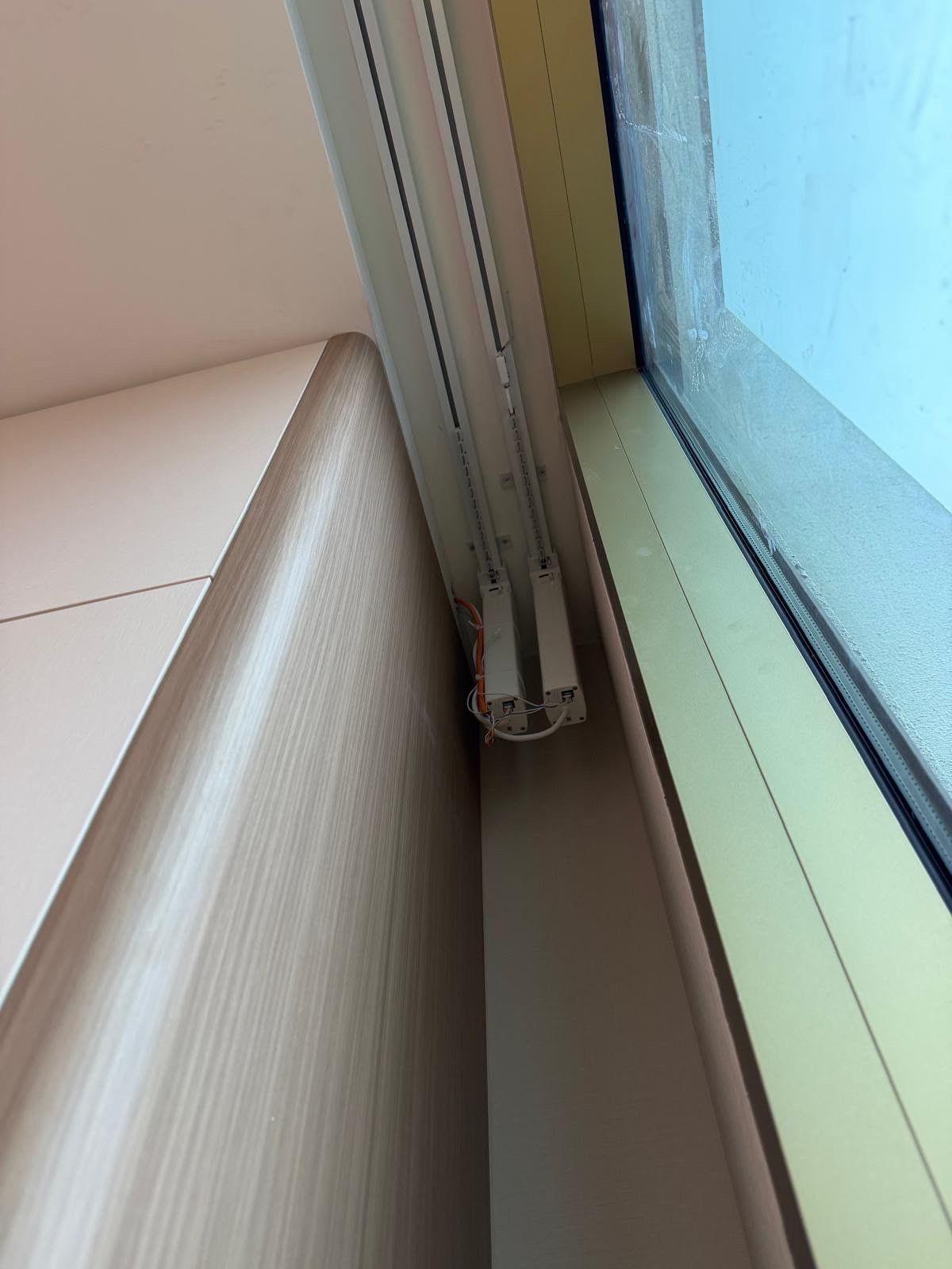 Curtain motor and track